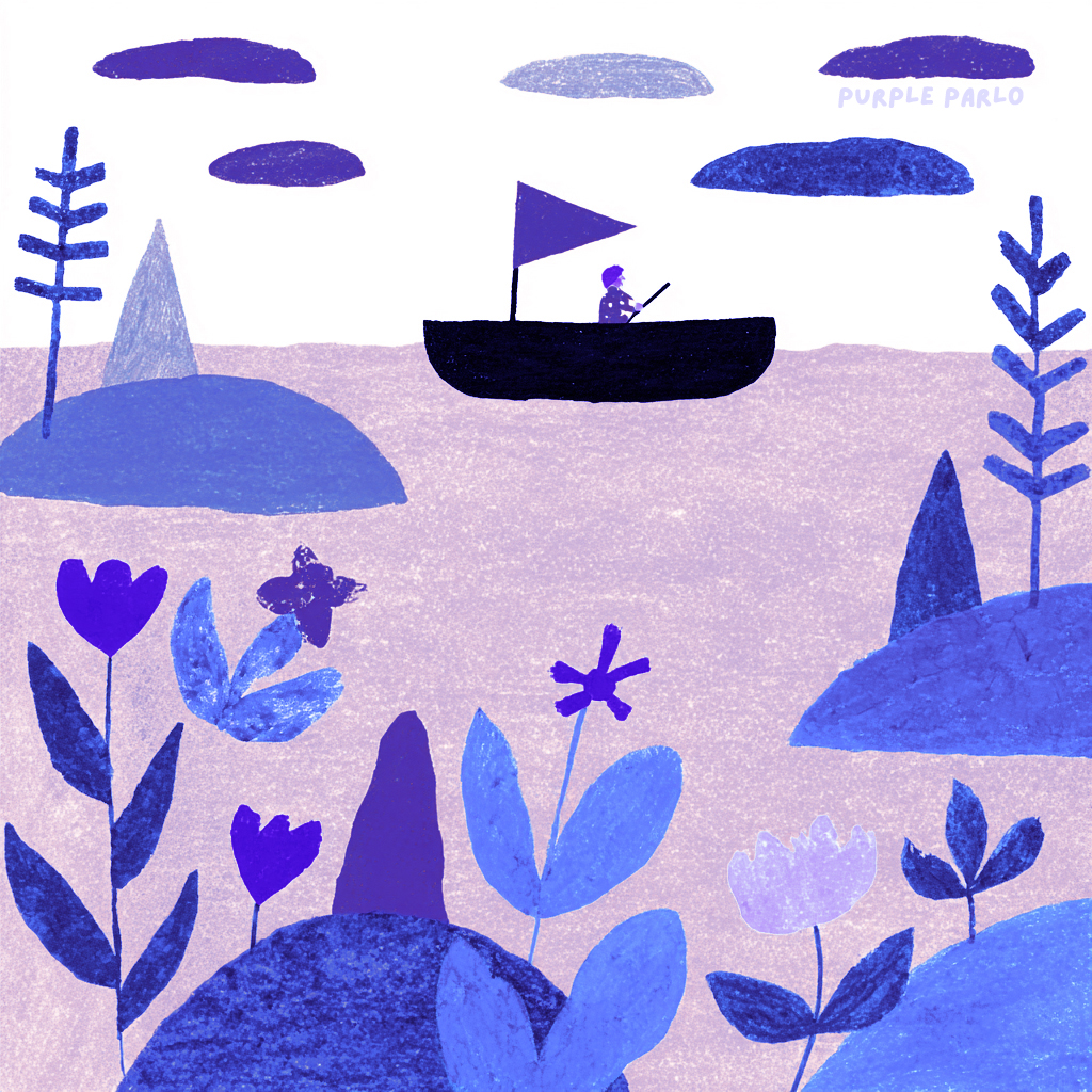 Abstract trauma art with clean lines and emotional depth