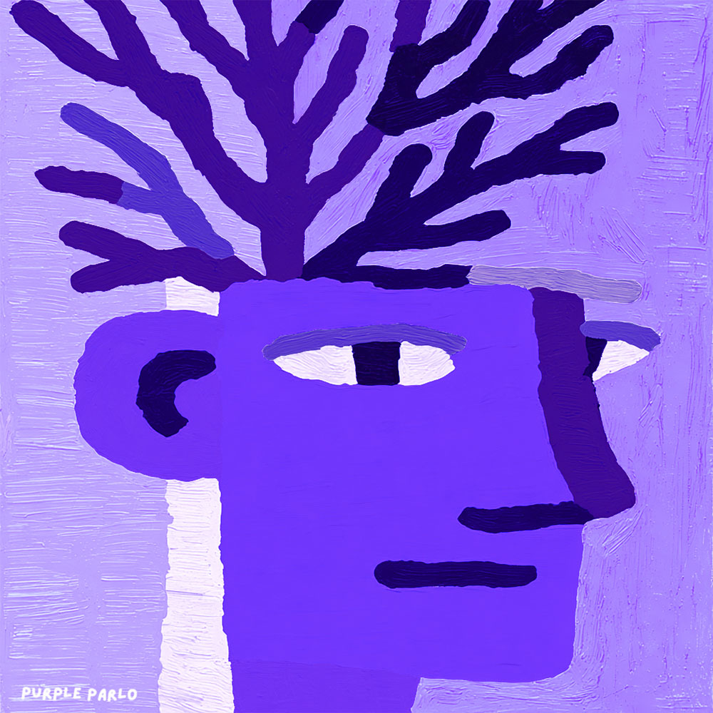 Purple Palette illustrating the alien perspective in design